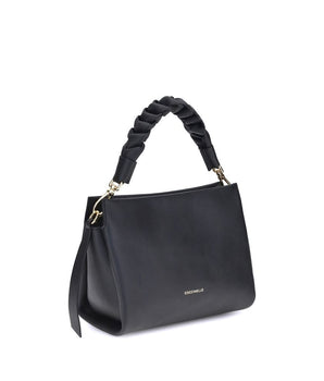Coccinelle Black Calf Leather Bos Taurus Shoulder Bag