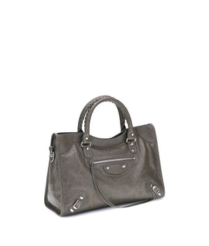 Balenciaga Green Calf Leather Bos Taurus Shoulder Bag