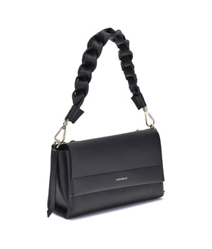 Coccinelle Black Calf Leather Bos Taurus Shoulder Bag
