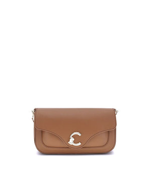 Coccinelle Brown Calf Leather Bos Taurus Shoulder Bag