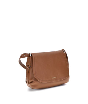 Coccinelle Brown Calf Leather Bos Taurus Shoulder Bag
