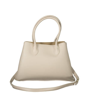 Mario Valentino Beige Polyethylene Women Handbag