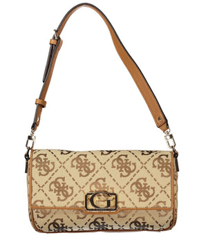 Guess Jeans Beige Polyester Women Handbag