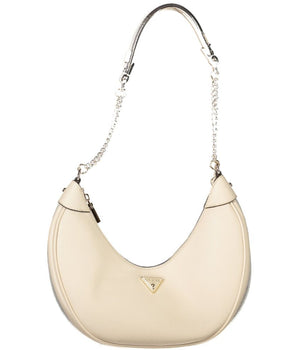 Guess Jeans Beige Polyethylene Women Handbag
