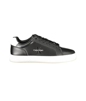 Calvin Klein Black Leather Men Sneaker