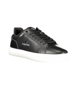 Calvin Klein Black Leather Men Sneaker