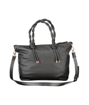 Mario Valentino Black Polyethylene Women Handbag