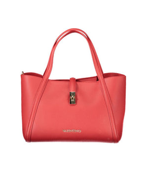 Mario Valentino Red Polyethylene Women Handbag