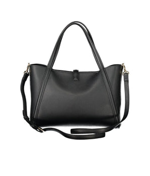 Mario Valentino Black Polyethylene Women Handbag