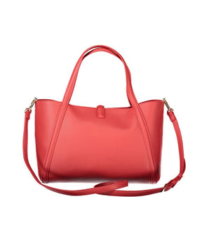 Mario Valentino Red Polyethylene Women Handbag