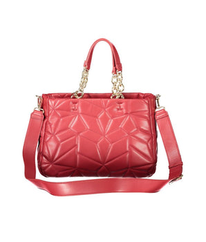 Mario Valentino Red Polyethylene Women Handbag
