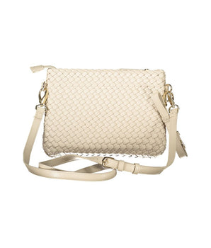 Mario Valentino Beige Polyethylene Women Handbag