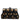 Dolce & Gabbana Black Tassel Gold Baroque Crystal Evening Clutch Bag