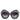 Dolce & Gabbana Black White PIED DE POULE Print Oversized Shades Sunglasses