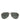 Dolce & Gabbana Gold DG2106K Pilot Frame Tinted Lens Polarized Sunglasses