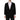 Dolce & Gabbana Black Viscose DG Crown Blazer Coat Jacket