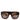 Dolce & Gabbana Dark Brown Havana DG4398F Square Frame Eyewear Sunglasses