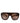 Dolce &amp; Gabbana Dark Brown Havana DG4398F Square Frame Eyewear Sunglasses