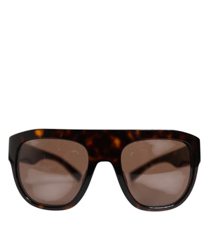 Dolce &amp; Gabbana Dark Brown Havana DG4398F Square Frame Eyewear Sunglasses