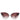 Dolce & Gabbana Black Pink Mirrored Cat Eye DG6109 Sequined Sunglasses