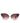 Dolce &amp; Gabbana Black Pink Mirrored Cat Eye DG6109 Sequined Sunglasses