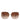 Dolce & Gabbana Gold Brown Gradient Square DG2267 Eyewear Sunglasses