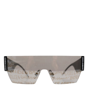Dolce & Gabbana Black Metal Frame DNA Graffiti DG2233 Eyewear Sunglasses
