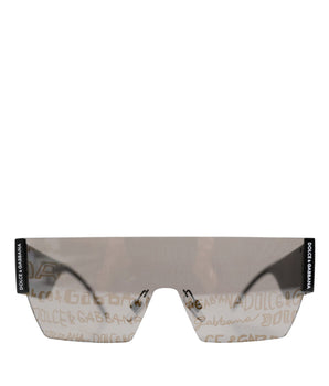 Dolce &amp; Gabbana Black Metal Frame DNA Graffiti DG2233 Sunglasses
