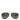 Dolce & Gabbana Black 18K Gold Plated Polarized Steel DG2133K Sunglasses