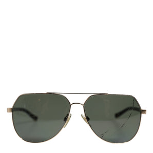 Dolce & Gabbana Black 18K Gold Plated Polarized Steel DG2133K Sunglasses
