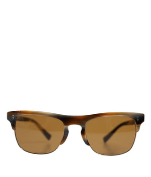 Dolce &amp; Gabbana Brown Striped Acetate Square DG4305 Sunglasses