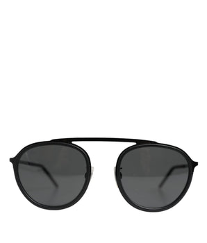 Dolce &amp; Gabbana Black Metal Frame Round DG2276 Eyewear Shades Sunglasses