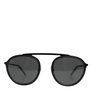 Dolce & Gabbana Black Metal Frame Round DG2276 Eyewear Shades Sunglasses