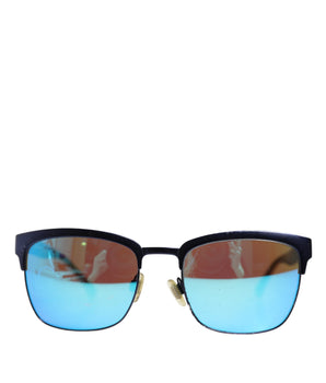 Dolce &amp; Gabbana Black Acetate Square Polarized DG4287F Sunglasses