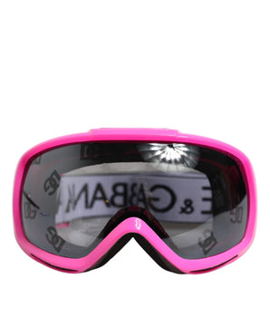 Dolce &amp; Gabbana Fuchsia Pink Logo Ski Goggles DG6182 Mask Sunglasses