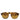 Dolce & Gabbana Brown Acetate Round Leopard Print Eyewear Sunglasses
