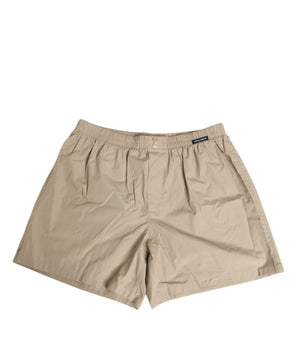 Dolce &amp; Gabbana Beige Cotton Regular Boxer Shorts Underwear