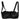 Dolce & Gabbana Black Silk Underwired Balconette Bra Underwear