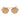 Serengeti Gold Unisex Sunglasses