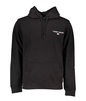 Tommy Hilfiger Black Cotton Men Sweater