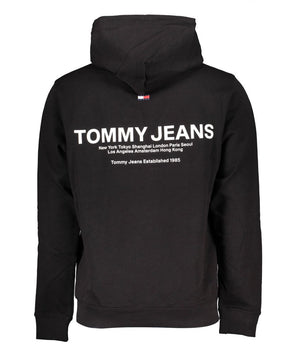 Tommy Hilfiger Black Cotton Men Sweater