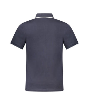 Hugo Boss Blue Cotton Polo Shirt