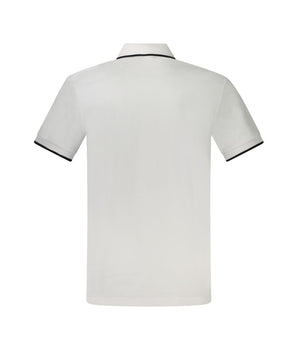 Hugo Boss White Cotton Polo Shirt