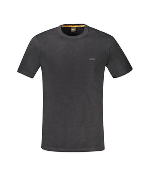 Hugo Boss Black Cotton T-Shirt