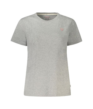 Guess Jeans Gray Cotton T-Shirt