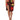 Dolce & Gabbana Brown Floral High Waist Side Slit Skirt