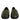 Dolce & Gabbana Green Exotic Leather Espadrilles Slip On Shoes
