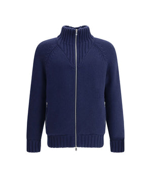 Brunello Cucinelli Blue Cashmere Coat