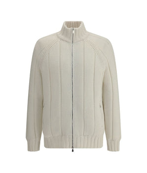 Brunello Cucinelli White Cashmere Coat