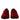 Dolce & Gabbana Red Cotton Velvet Slip On Loafers Formal Shoes